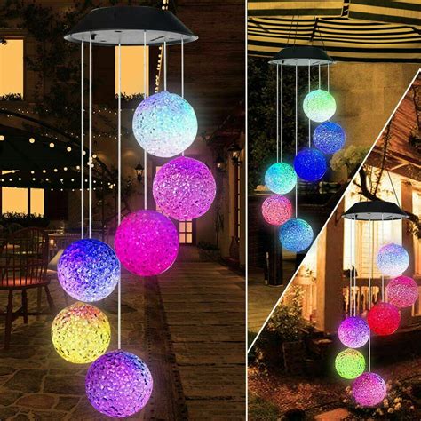 indoor solar wind chimes|hanging wind chime solar lights.